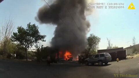 NV Deputies Assist During Working Fire