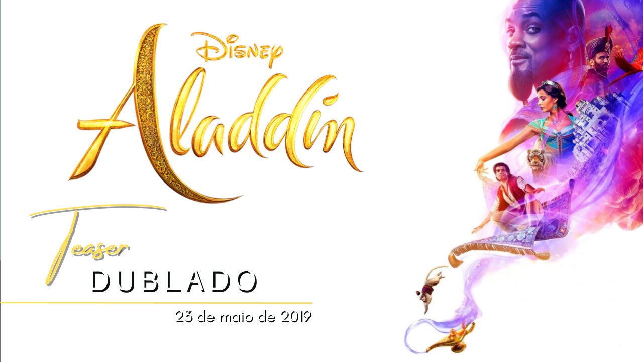 Aladdin | Teaser trailer oficial dublado | 2019