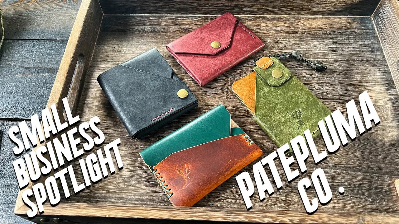 Patepluma Co. sent me 4 wallets to check out! First Impressions (Small Business Spotlight)