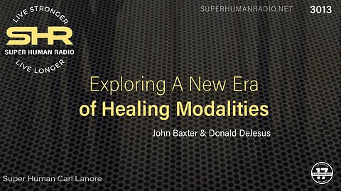 Exploring a New Era of Healing Modalities