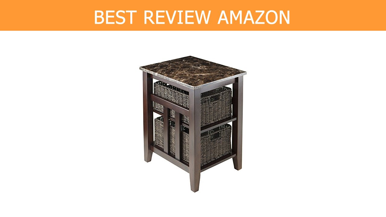 Winsome Wood Marble Table Baskets Review