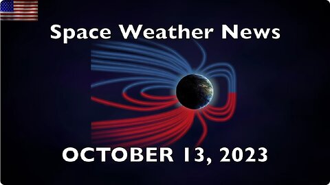 Solar Wind Amplifying Now, Solar Impact to Ionosphere | S0 News Oct.13.2023