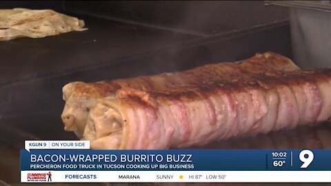 Tucson food truck's business sizzles thanks to bacon wrapped burritos