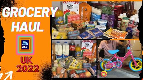 £65 ALDI GROCERY HAUL UK AUGUST 2022 & MEAL PLAN/PRICES