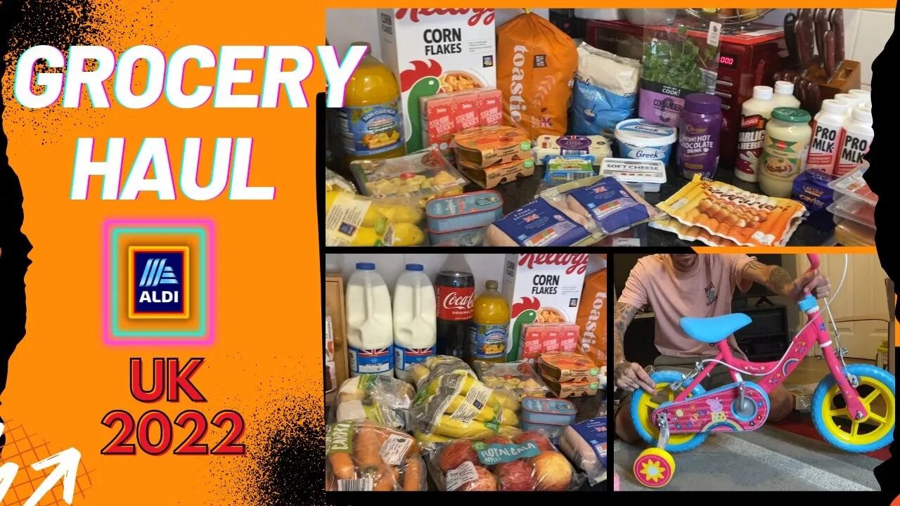 £65 ALDI GROCERY HAUL UK AUGUST 2022 & MEAL PLAN/PRICES