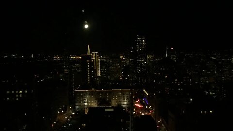 Moonrise in San Francisco