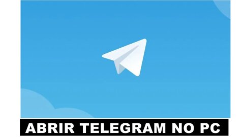 Abrir o telegram no PC