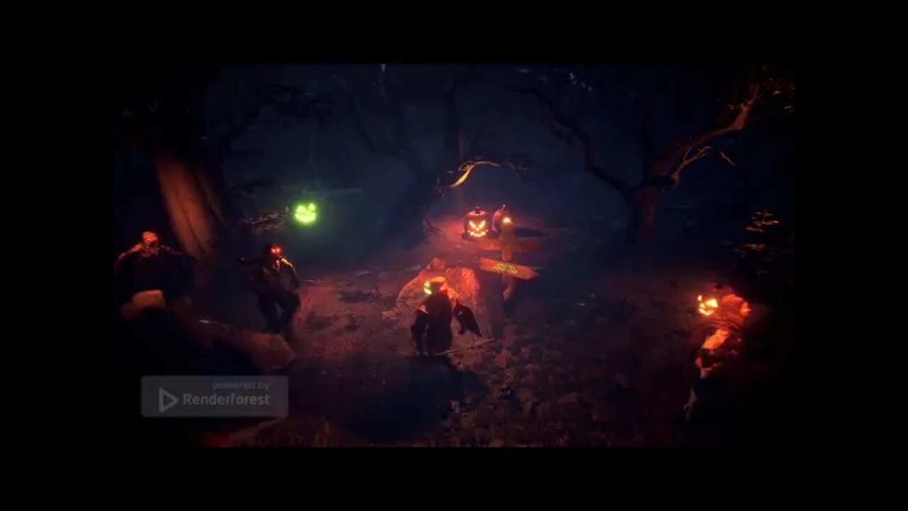 Animation of the RENDERFOREST Intro Logo Template For Free