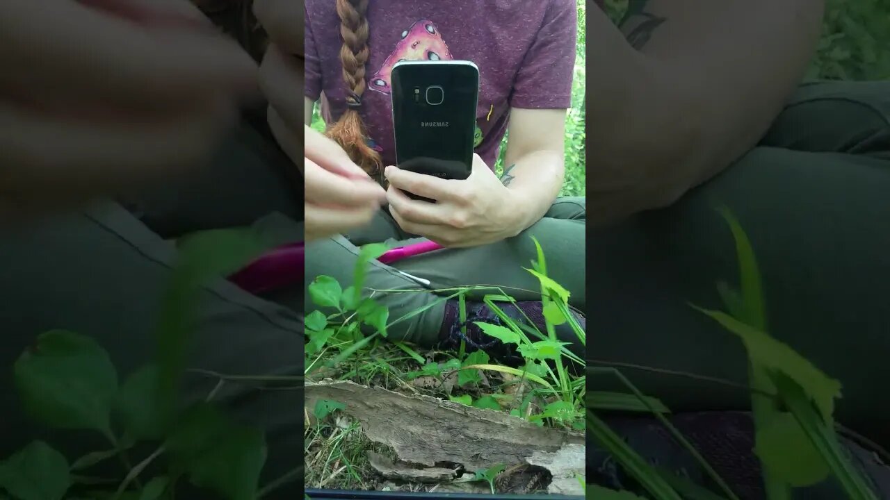 ASMR | Camera Scratchy Tap Outdoors In Mirror