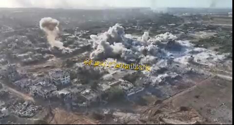 Gaza tunnels being destroyed by the White hats