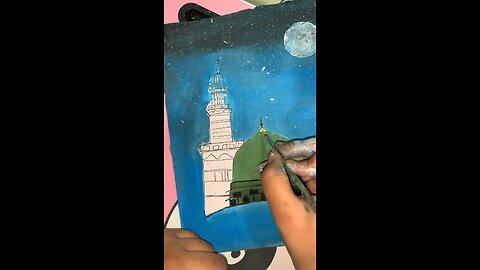 Medina painting￼ so please support me and like this video￼￼