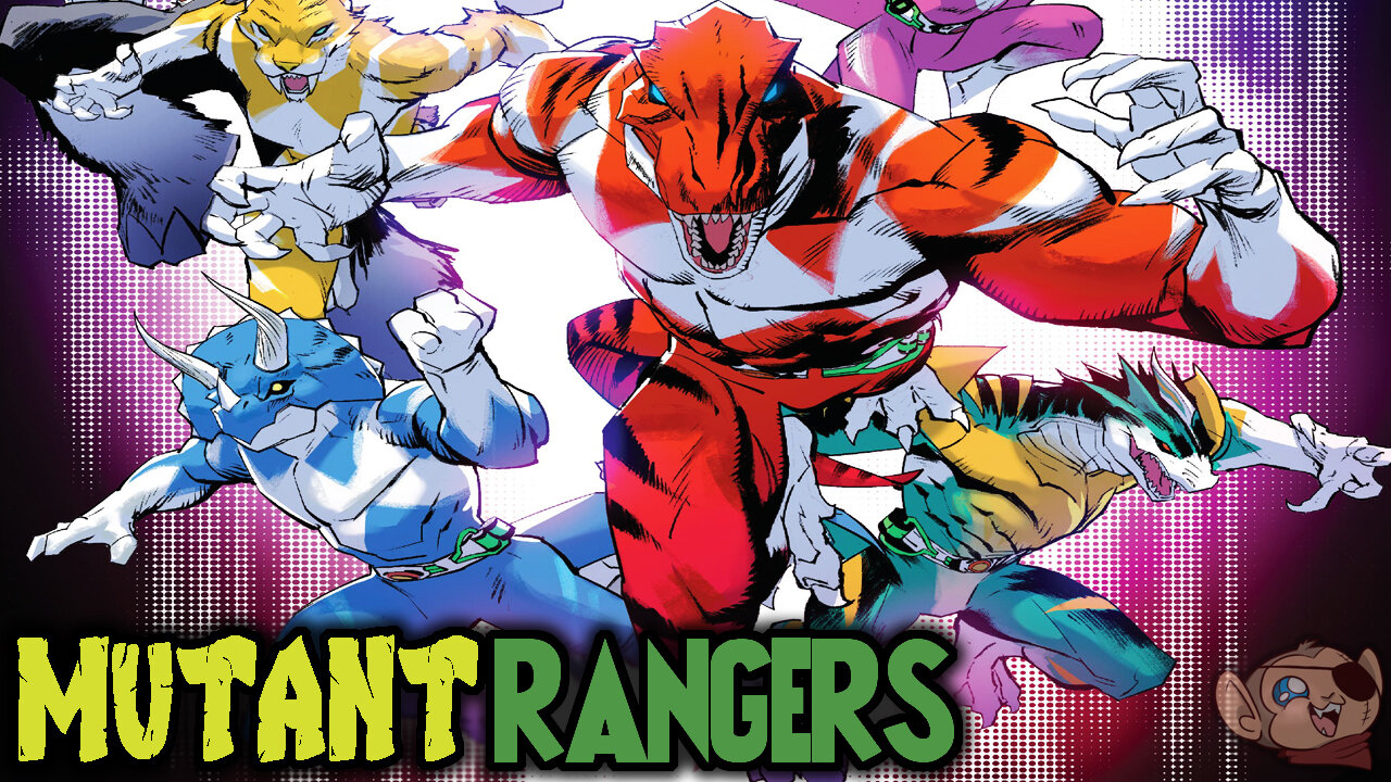 The Power Rangers Become Mutants in this TMNT Crossover