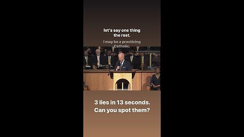 3 lies in 13 seconds