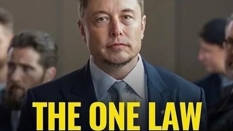 what is the one law that Elon musk lives by?