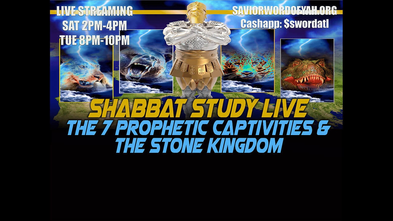 The 7 Prophetic Captivities & The Stone Kingdom- Shabbat Study Live