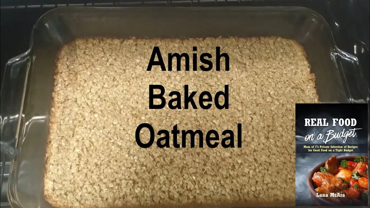 Amish Baked Oatmeal a quick grab-and-go protein breakfast