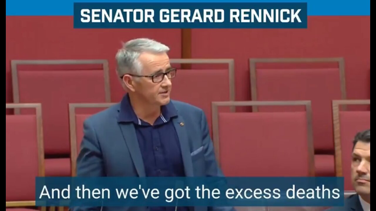 Sen. Gerard Rennick grills the parliament members on "vaccine" safety & excess deaths