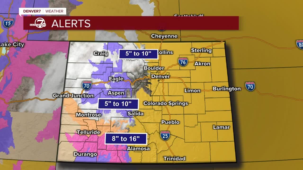 Hurricane-force winds possible along Front Range Wednesday