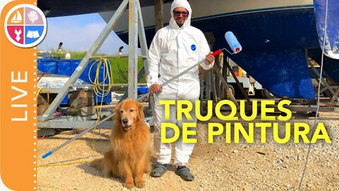 COMO PINTAR O FUNDO do veleiro - Sailing Around the World