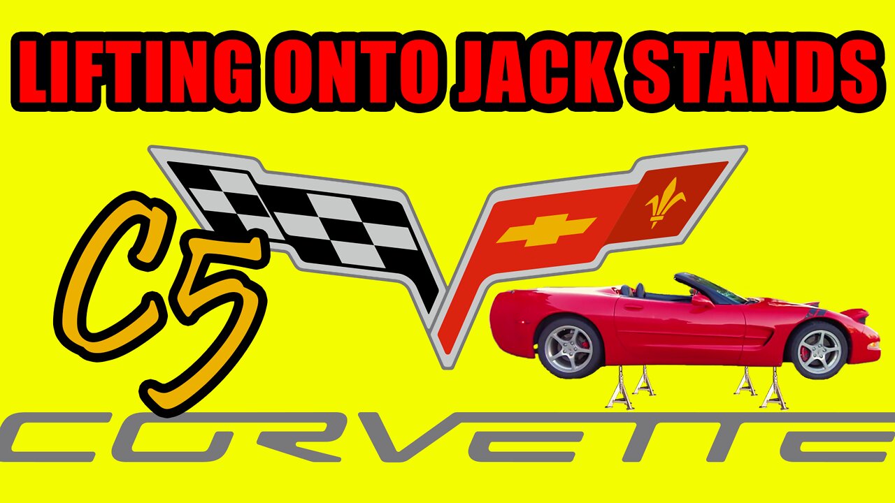 C5 Corvette Jack Points and Mounting on Jack Stands 1997-2004