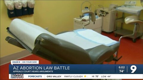 AZ Abortion law debated in AZ Appeals Court