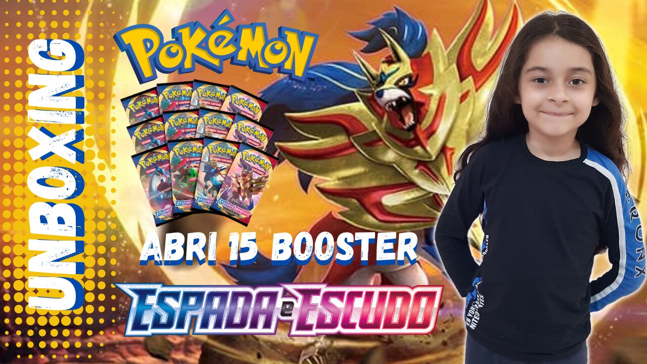 DEU BOM / ABRI 15 BOOSTER POKEMON TCG / ESPADA E ESCUDO