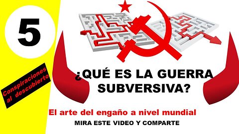 Nos atacan sin saberlo Definición de guerra subversiva 1