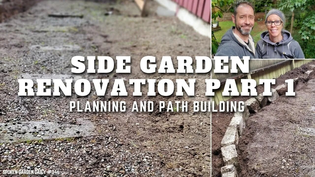 😃 Side Garden Renovation Part 1 | Garden Path Building - SGD 346 😃