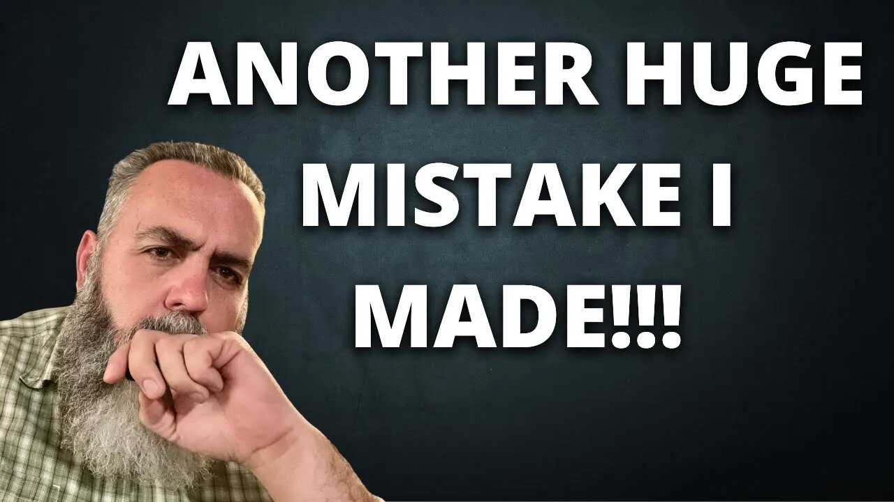 DON'T make MY MISTAKE!!! This is IMPORTANT!!!