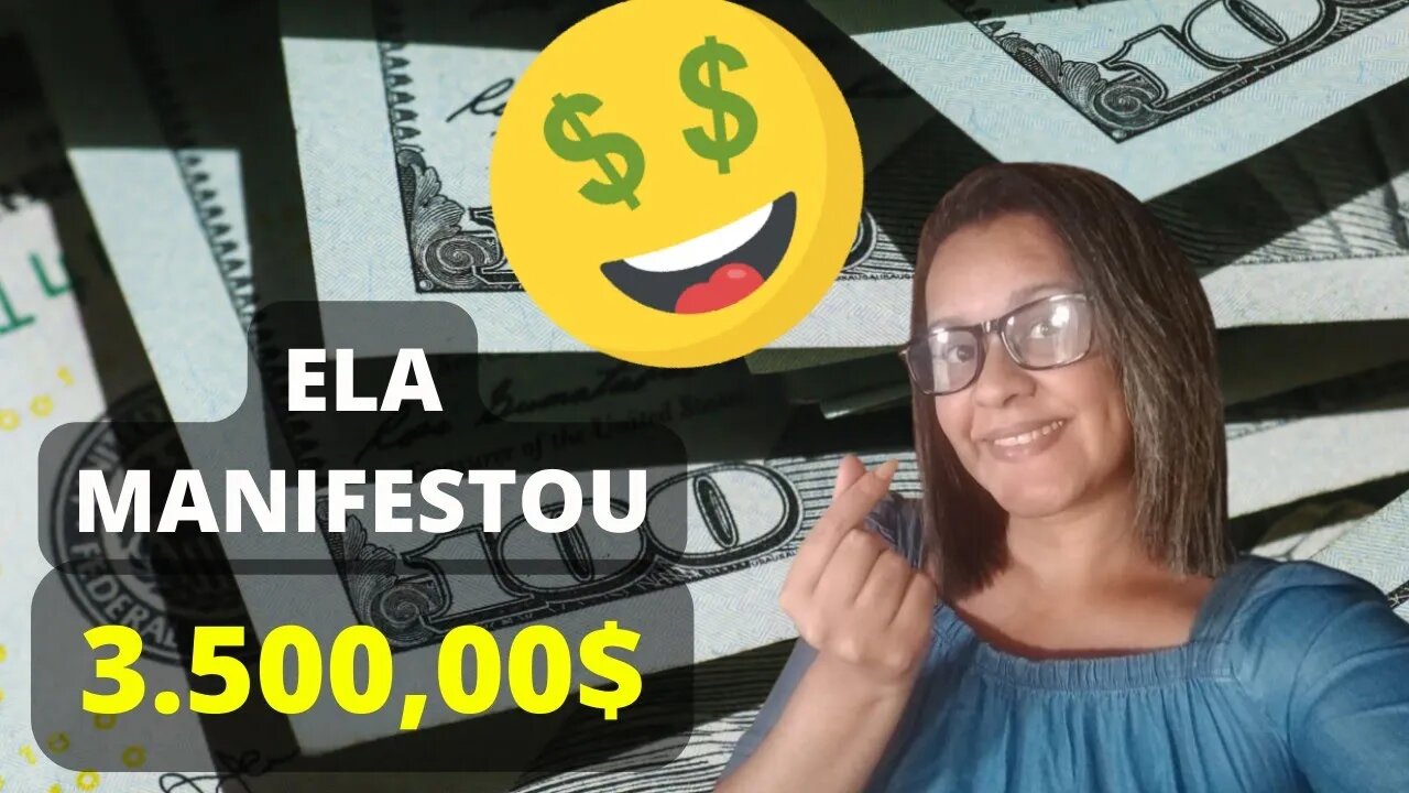 ELA MANIFESTOU 3.500,00 REAIS #leidaatração #osegredo #cocriar