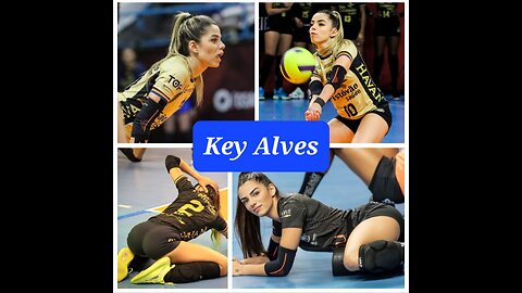Key Alves - Brazilian Volleyball Player on Hard Training Sessions
