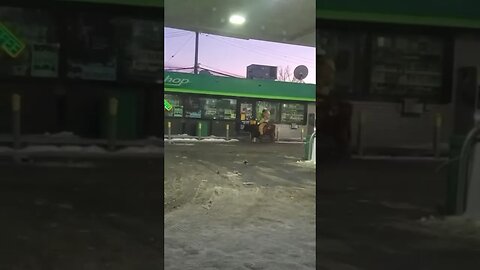 Man Rides Steer Through Gas Station? 🤣