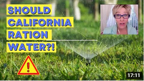 CA GOVERNOR SAYS DON'T WATER YOUR LAWN?!?