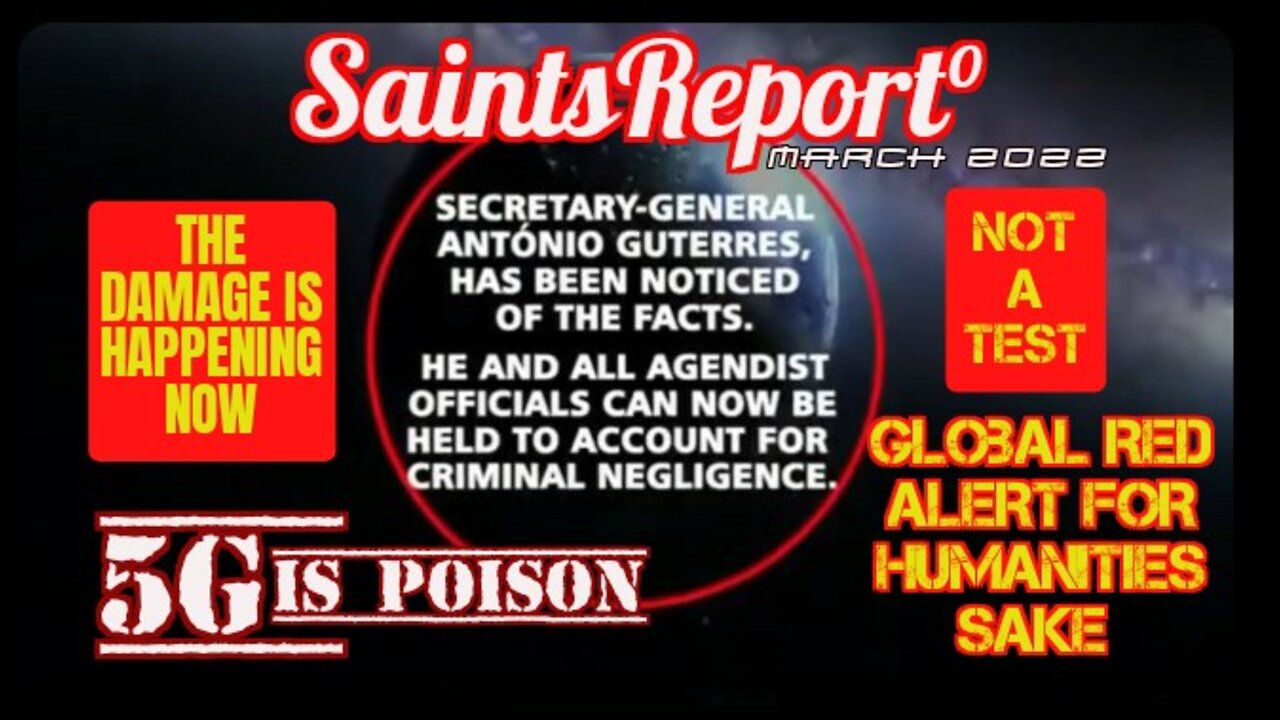 V971. 🚨"GLOBAL HEALTH CATASTROPHE" -U.N.