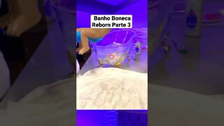 Boneca Reborn Parte 3 - 1º Banho do bebê