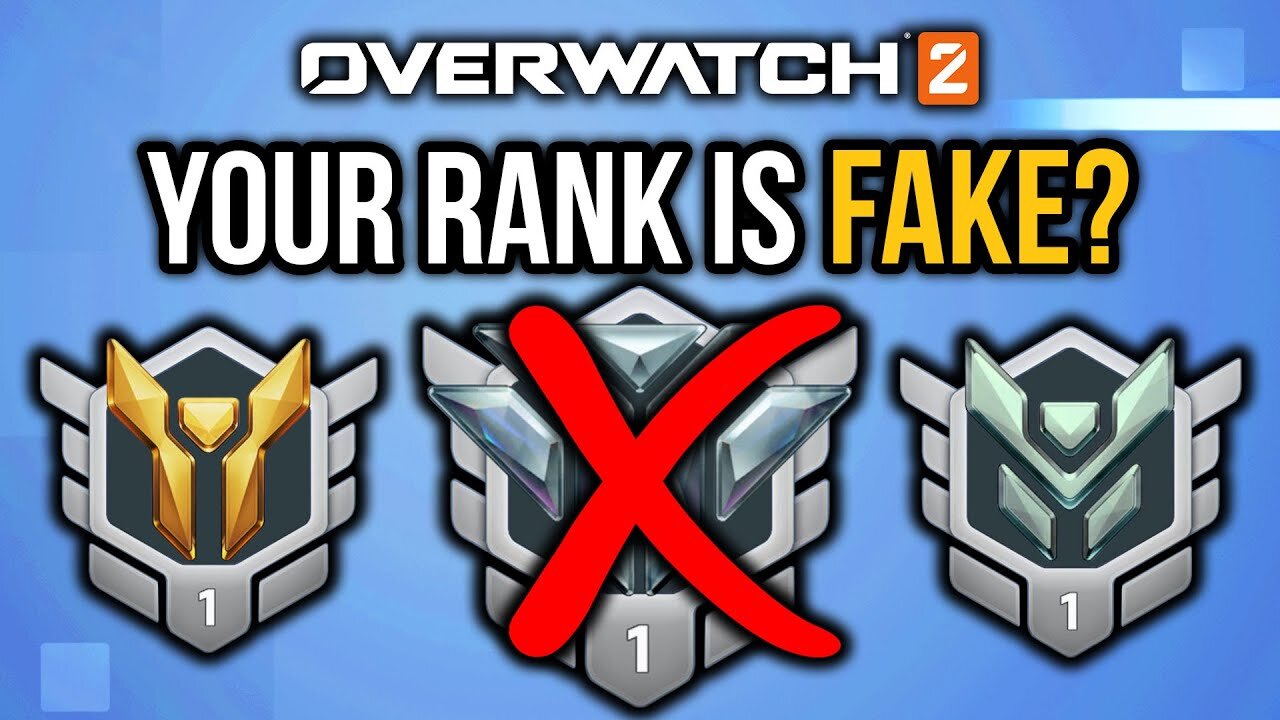 Overwatch 2 Competitive 2.0 Fake Rank Problem...