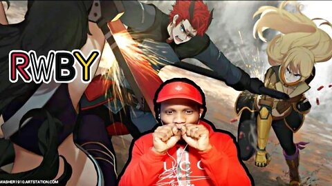 RWBY - Blake & Yang vs Adam Reaction