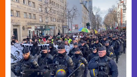 The C0ps Join The People In Paris And Odessa