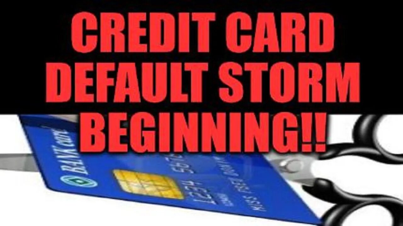 CREDIT CARD DEFAULT STORM BEGINS, THE CLOCK IS TICKING TO BANKRUPTCY TSUNAMI, CASH BUYERS ONLY