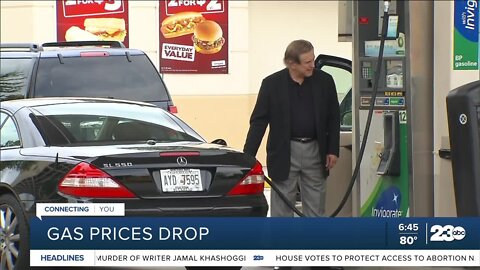 Gas prices drop in several states