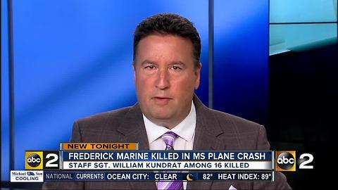 Frederick Marine among 16 killed in Mississippi plane crash