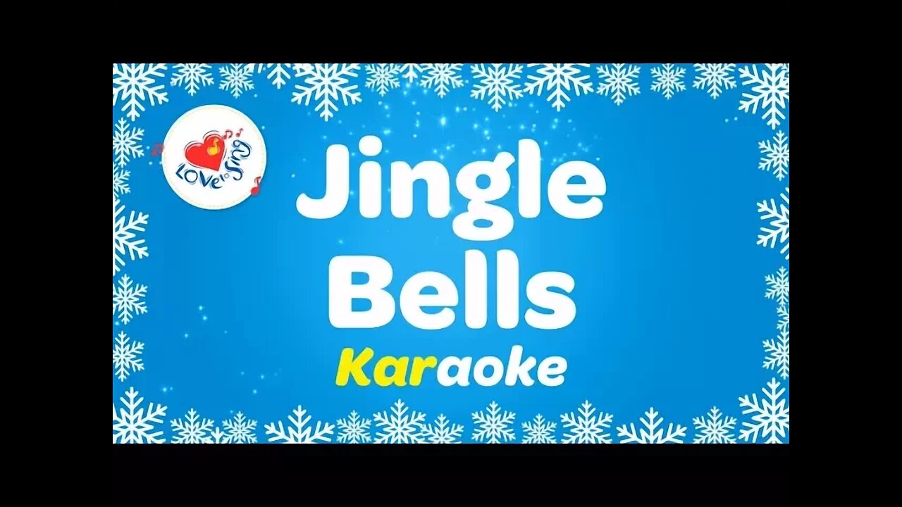 Jingle Bells Karaoke Instrumental Christmas Song with Sing Along Words 🔔