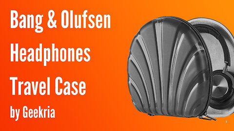 Bang & Olufsen Over-Ear Headphones Travel Case, Hard Shell Headset Carrying Case | Geekria