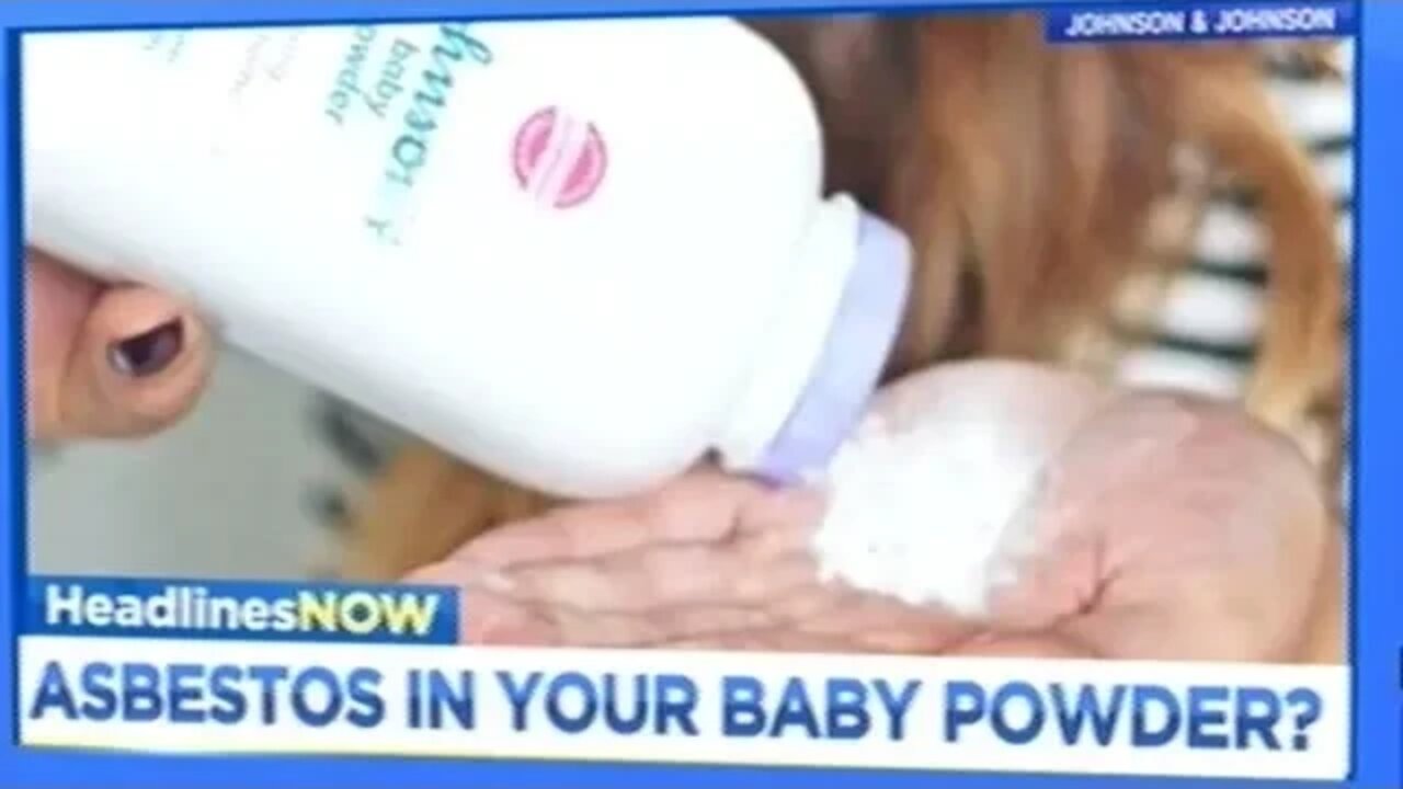 RECALL! JOHNSON & JOHNSON BABY POWDER BECAUSE OF ASBESTOS!