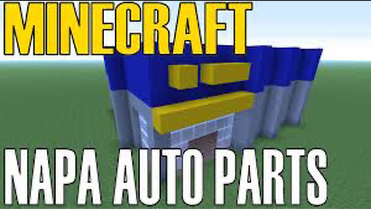 Minecraft | Tutorial | How to Build Napa Auto Parts