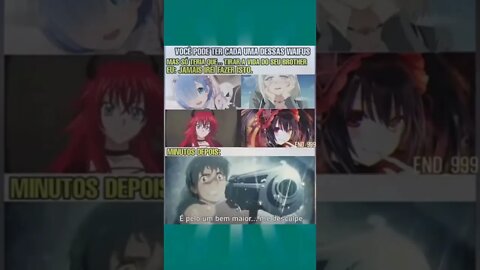 VOCÊ pode TER cada uma dessas WAIFUS #shorts #anime