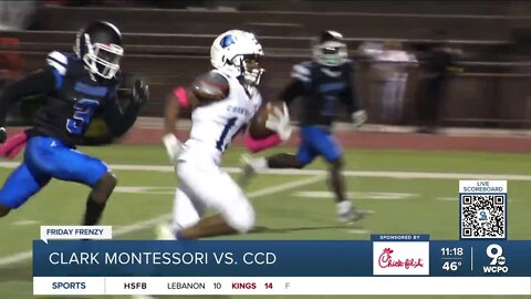 Sixth straight win for Cincinnati Country Day with win over Clark Montessori, 38-26