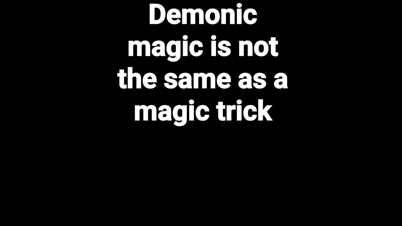 Demonic Magic 😳😧😨😰🤯
