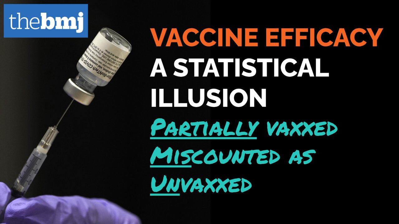 BMJ: 96% of vaxxed COVID deaths were among PARTIALLY vaxxed who were MIScounted as UNvaxxed