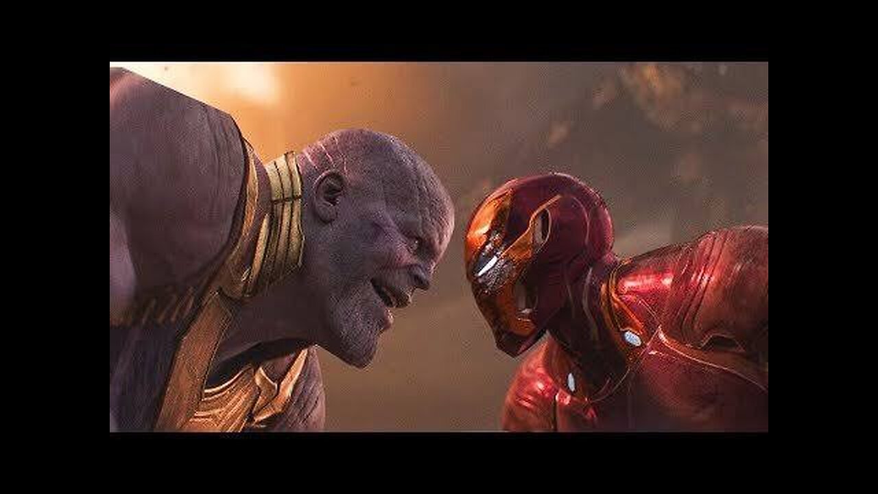 Avengers Movie Scene #Ironman vs Thanos# Action Fight